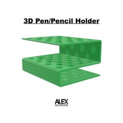 Pen-Holder.jpg Free STL file 3D Pen/Pencil Holder Organizer・3D print object to download, alexaldridge