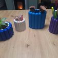 20251203_082528.jpg Многоцелевой горшок для печати - Изменяемый STL (горшок для растений, карандашей, кистей и т.д.)