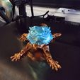 Bearded Dragon Articulated Toy, Print-In-Place Body, Snap-Fit Head, Cute Flexi