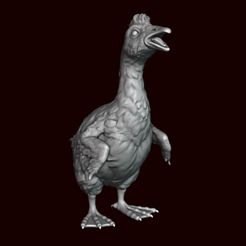 for-renderhub.jpg STL file Goose Baby Gosling・3D printing design to download