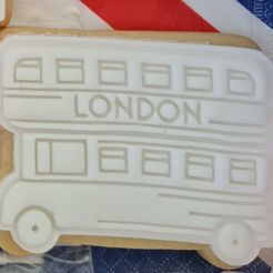 20230411_082256.jpg STL file London Bus Themed Cookie Cutter Stamper Embosser・3D printing template to download