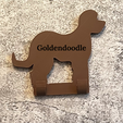 41-goldendoodle-hook-with-name.png Goldenddodle dog lead hook