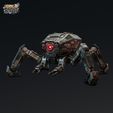 mt1.jpg MT09 Drone ragno cyberpunk - Robot a testa piatta
