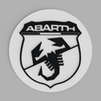 tinker.png Abarth Auto Logo Coaster
