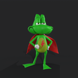 RANA_001.png STL file Rana Frog ACDC, AC-DC, AC/DC・3D printing model to download