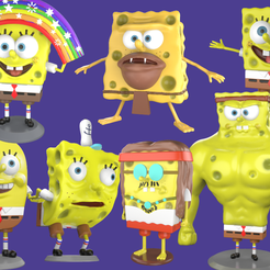 pORTADA.png 7 Printable models Spongebob memes pack print