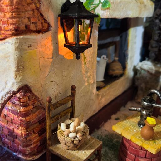 3D Lantern with Cable Hollow and LED Light