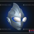 Ultraman_Tiga_Helmet_3dprint_STL_File_09.jpg Ultraman Tiga Helmet - Cosplay Costume Halloween Mask