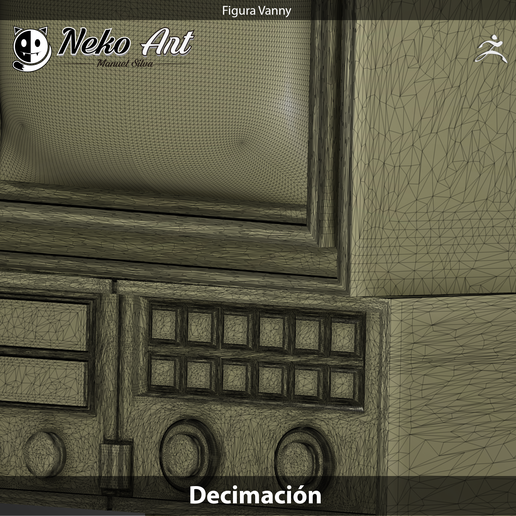 decimación 3.png Figure Vanny FNAF Security Breach 3D print model