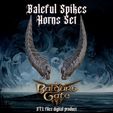 pre.jpg Fantasy Baleful Spikes Horns Set Baldurs Gate 3