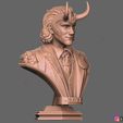 14.jpg Loki Bust - TV series 2021 - Marvel Comics 3D print model