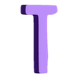 Letter_T.stl Halestorm Logo Sign Lamp