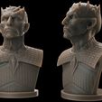 untitled.64896.jpg Night King Bust v2- Game of Thrones 3D print model