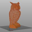 Gufo-lamp-VORONOI-220mm-Slicer.jpg Lucky owl VORONOI style greeting with lamp possibility