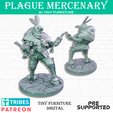 Merc_art.png Fichier STL Mercenaire de la peste・Objet imprimable en 3D à télécharger