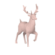 deeeeeer.png Ciervo Low Poly - Escultura geométrica