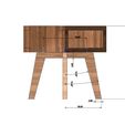 side-table-05.JPG Miniature bedroom side table  furniture for model making prop 3D print model
