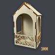 Bird-Feeder-5-3.jpg 3D Birdhouse Feeder SVG Laser Cut Files Template (5th Version)