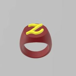 Bague-Z.jpg STL file Ring letter Z・3D printable model to download