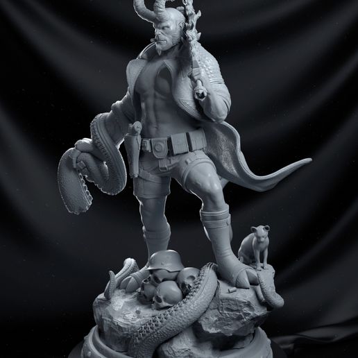 turino-3d-max-01.jpg 3D file Hellboy 3d Model BPRD Comics・3D printer design to download, carlos26