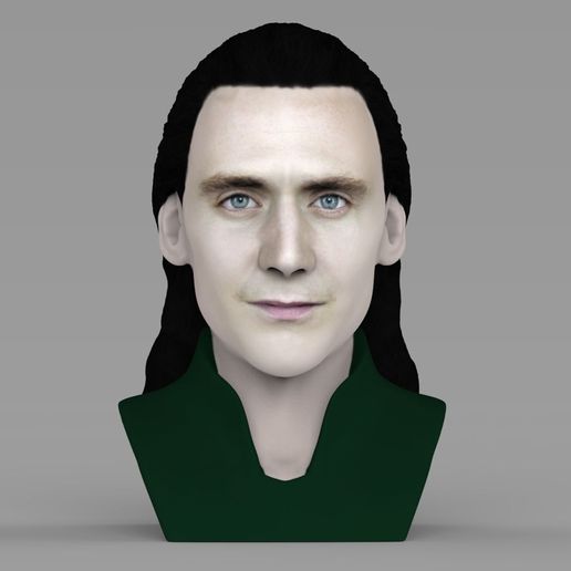 👤 Loki bust ready for full color 3D printing・ 3D File for 3D printing・Cults
