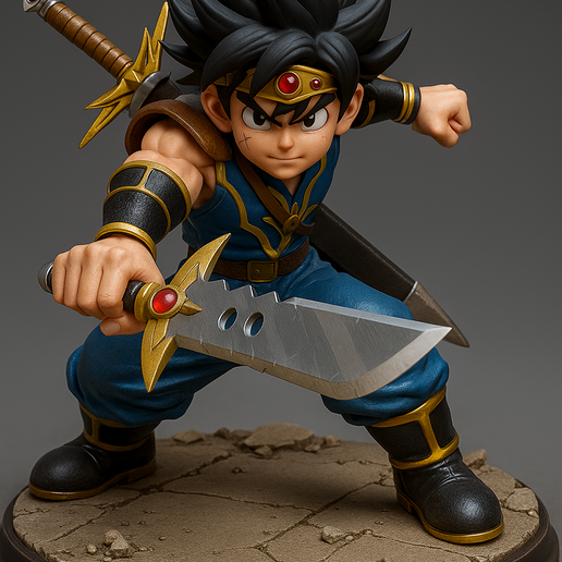 🪰 Fly - Dragon Quest (original version in fighting pose)・ 3D
