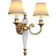 3ddd3.jpg Латунный хрустальный настенный светильник бра в классическом стиле 3D модель