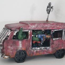 20220416_144141.jpg Free STL file Ork looted vw Kombi・3D printing design to download