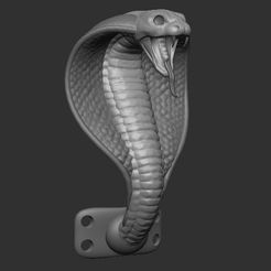 wrwyj.jpg Fichier STL Cobra égyptien pour le pharaon Uraeus・Design pour imprimante 3D à télécharger