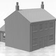 Terrace 1f-01.jpg N Gauge Terraced House With Single Storey Extension