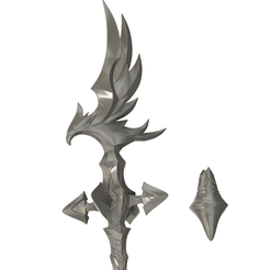 2023-06-02.png 3D-Datei Missive Windspear - Genshin Impact・Modell zum Herunterladen und 3D-Drucken