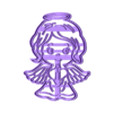 Girl Angel.stl Fichier STL Découpeur d'ange de fille・Modèle à télécharger et à imprimer en 3D