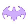 Batman_1989_Logo(Half).STL Batman 1989 Logo
