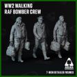 WAlkin-RAF-bomber-3.jpg Walking WW2 RAF Bomber aircrew (7 figures Pack)