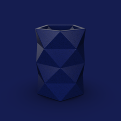 de2734c5-d0f4-422e-b8ec-8f26c0994601.png 65. Facet Origami Geometric Bonsai Vase - V8 - Saito (Inches)