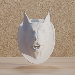 0001.png 3D file File: Dog Trophy animals in digital format・Design to download and 3D print, Mak3_Me_Studio