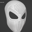 スクリーンショット-2023-12-04-230920.png Into The Spider-Verse Spider-Man 2099 fully wearable cosplay mask face shell 3D printable STL file
