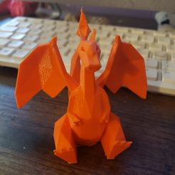 Charizard Niedrig-Poly-Pokemon