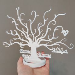 IMG_20220312_105204.jpg STL-Datei Anpassbarer Lebensbaum / customizable tree of life・Design zum Herunterladen und 3D-Drucken