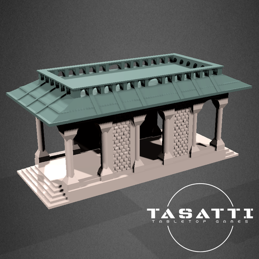 Naboo Theed Pavilion - Star Wars Legion 3D model