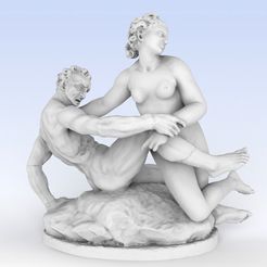 untitled.1398.jpg Free STL file Satyr and Nymph・Template to download and 3D print, Yehenii
