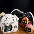 DSC00921.jpg Transformierender Egg-Bot & Bunny-Bot mit modularem Aufbewahrungskoffer