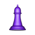 Alfil.obj PIÈCE D'ÉCHECS FOU ÉCHECS