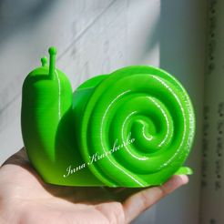 367682159_2326302491091397_7892008115522687698_n.jpg 3D file Set 2 models Snail Organizer Vase・Design to download and 3D print