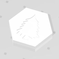 D2 - Christmas Pine Tree.jpg STL file D2 Christmas Pine Tree Logo Symbol・3D print object to download