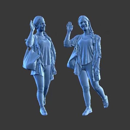 CHARACTER FIGURE GIRL W12 3D model