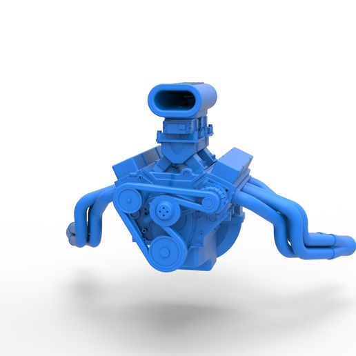 4.jpg Engine V8 for vintage dragster Version 8 Scale 1:25