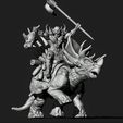 Triceratops_with_Orc_4.jpg Orc Rider on Triceratops (Sort of)
