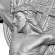 jesus_39.jpg Jesus on the cross Benedictine Medal 3D model
