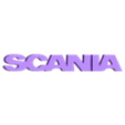 Logo Scania.stl Mate model Scania truck